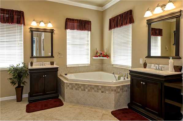 Luxury bathrooms at The Sweet Escape private vacation rental near Orlando, Florida