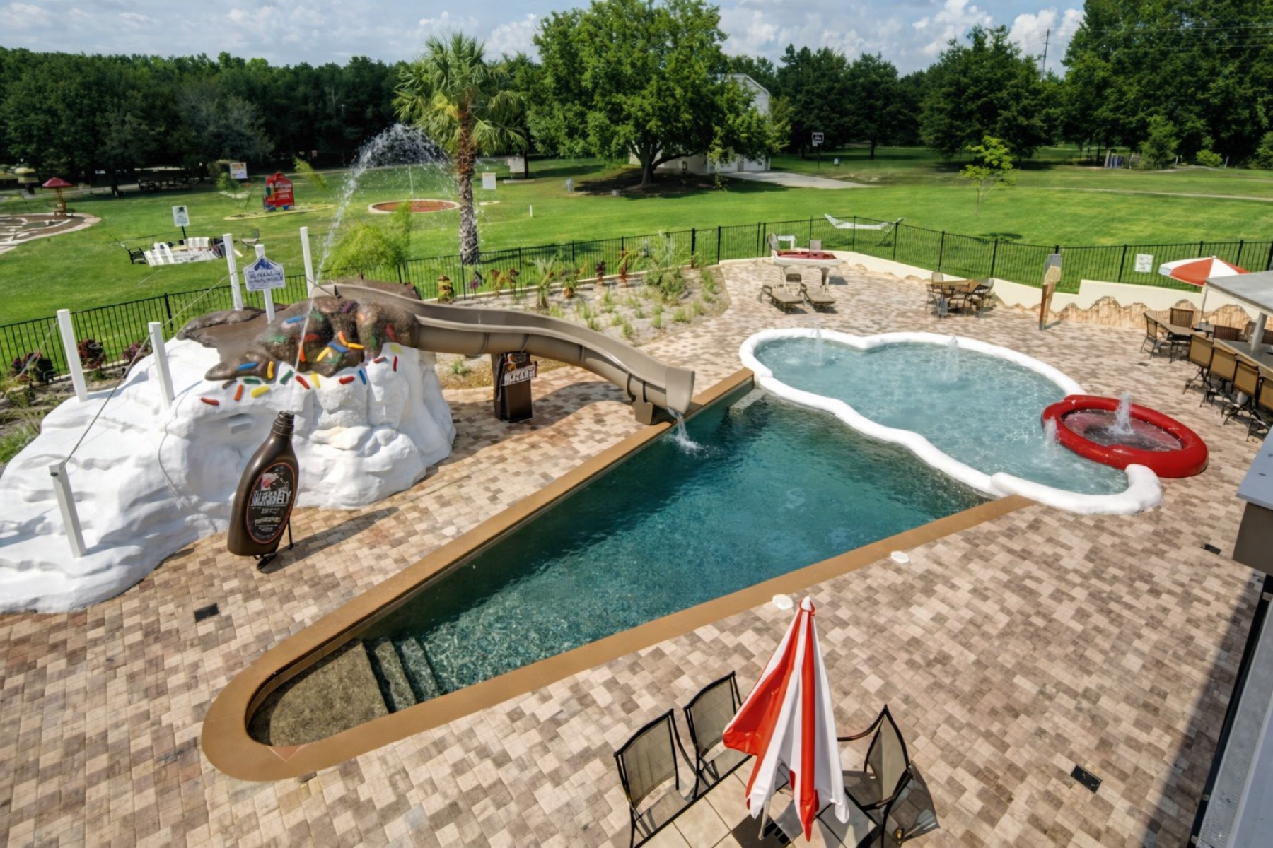 The ice cream cone pool