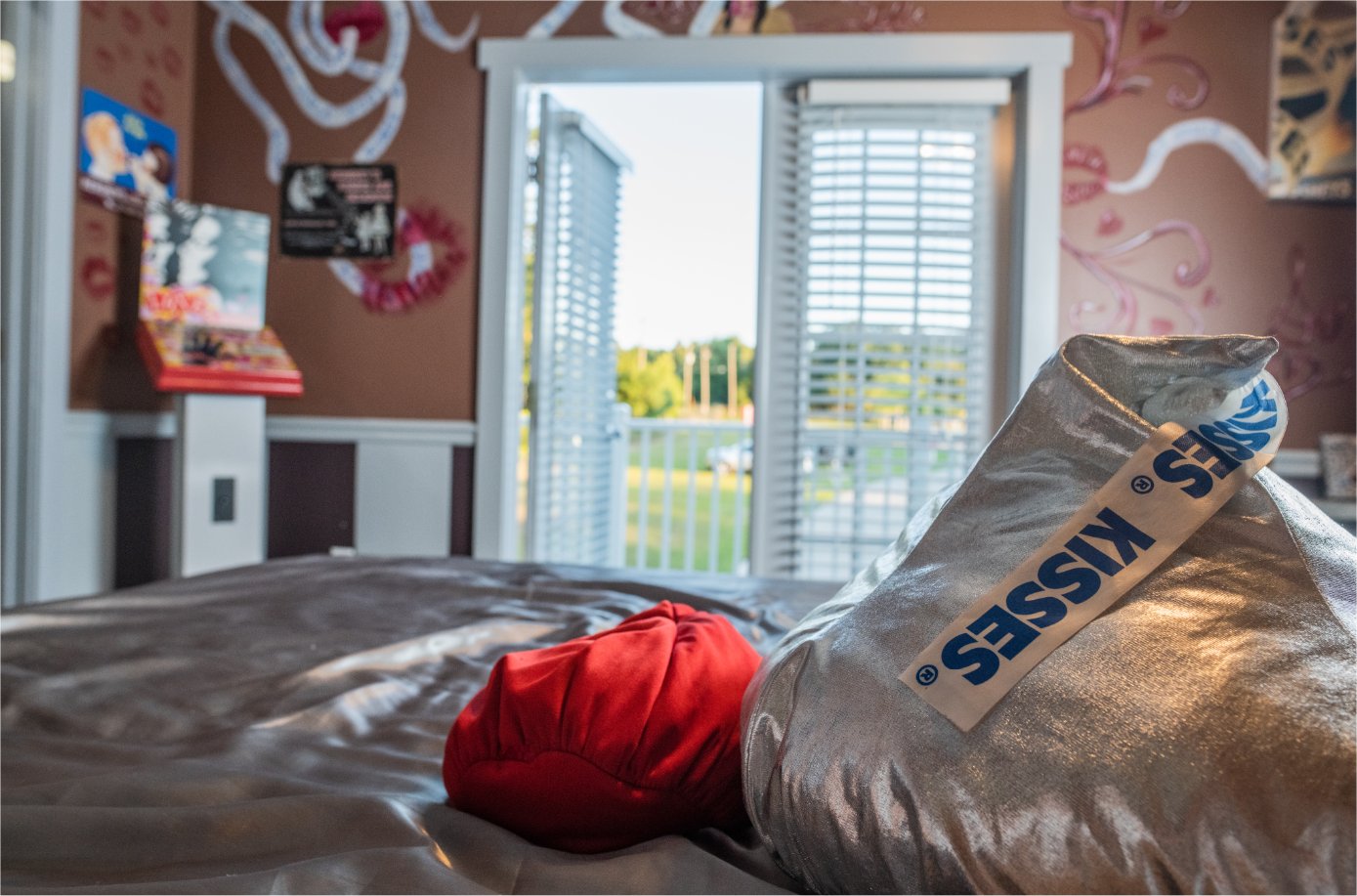 Rent The Sweet Escape vacation home near Orlando, Florida and enjoy the Hershey Kisses themed bedroom!