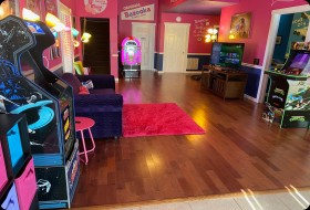 home arcade games at luxury florida vacation rental